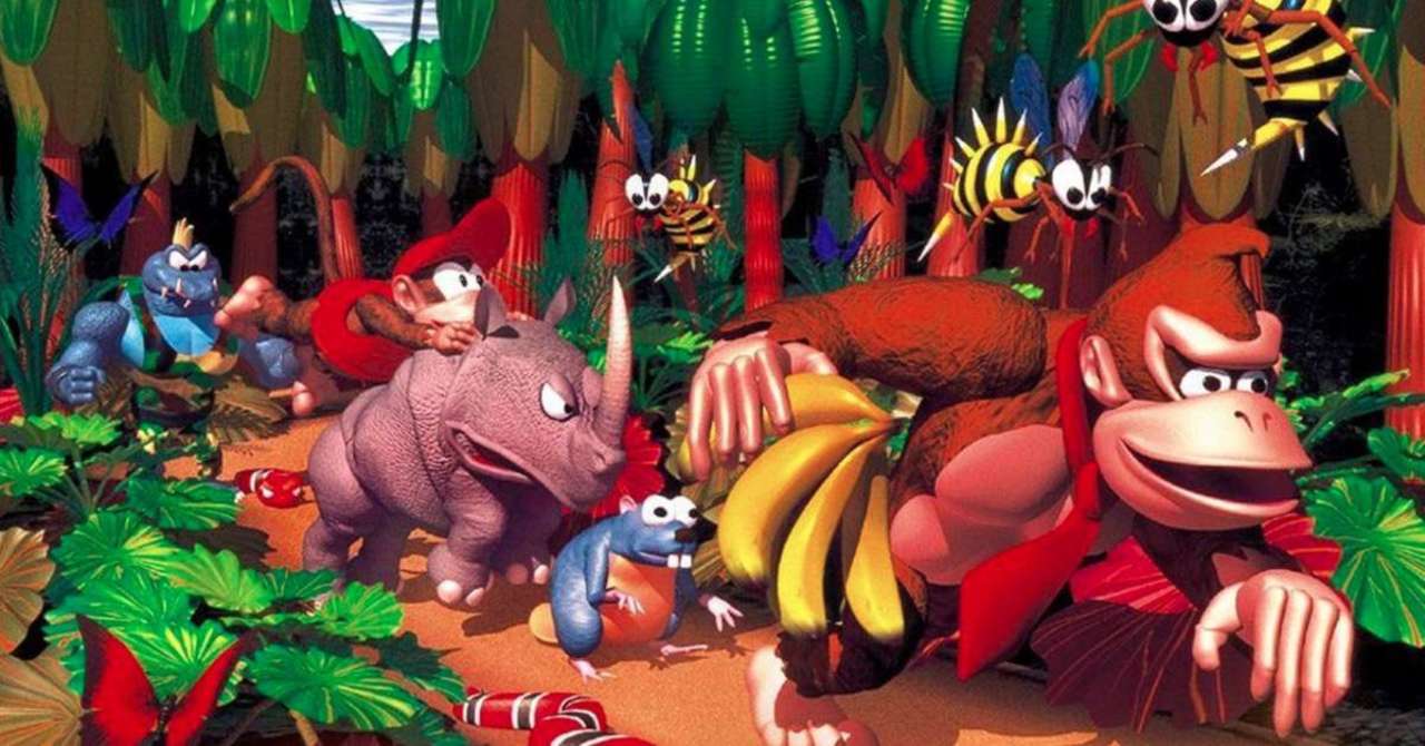 A rare former artist reveals the original art of the Donkey Kong Country concept