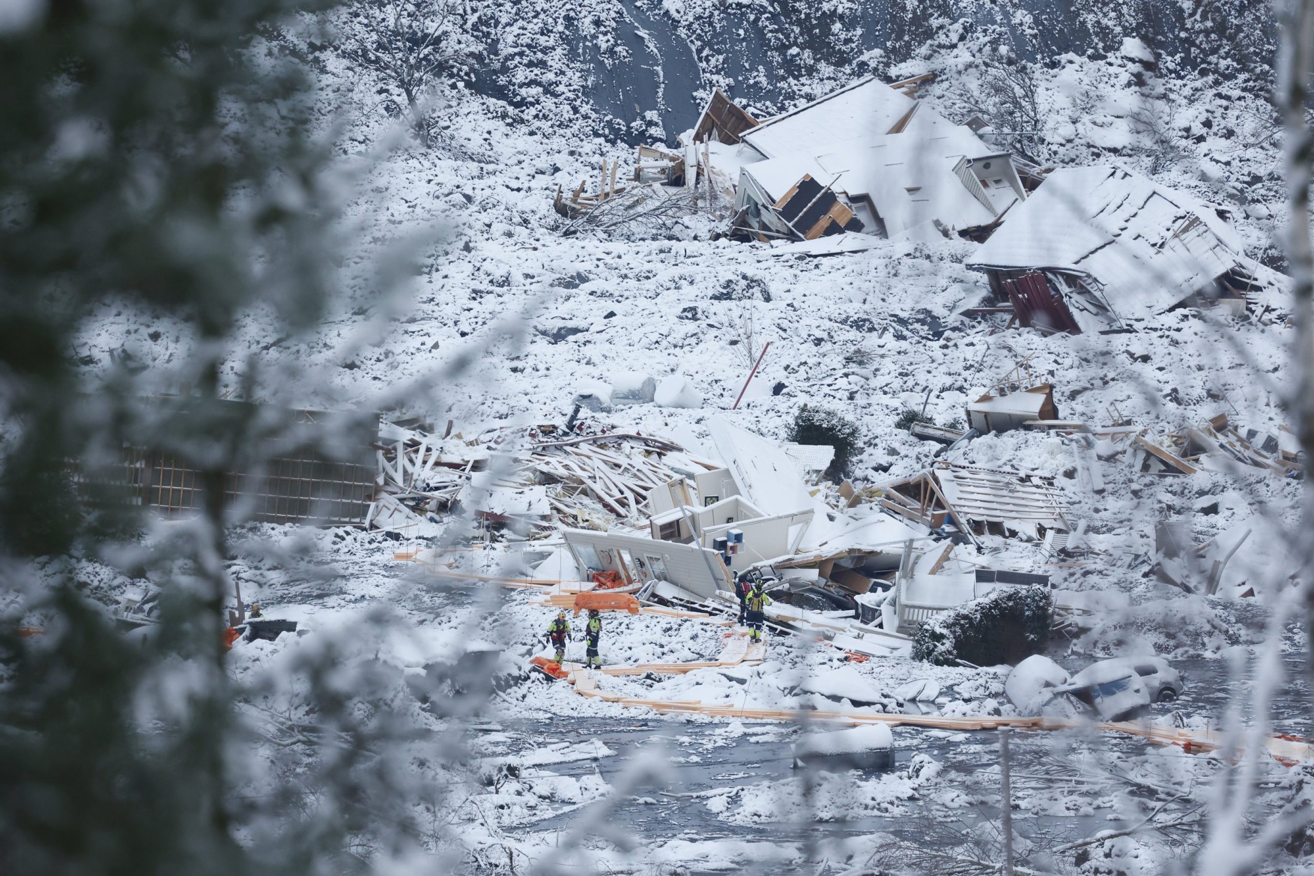 Second body found after landslide in Norway  8 they're still missing